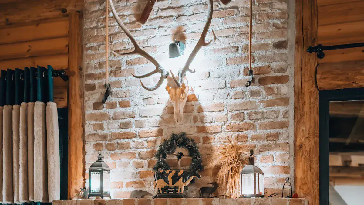 Rustic Reclaimed Mantel Shelf