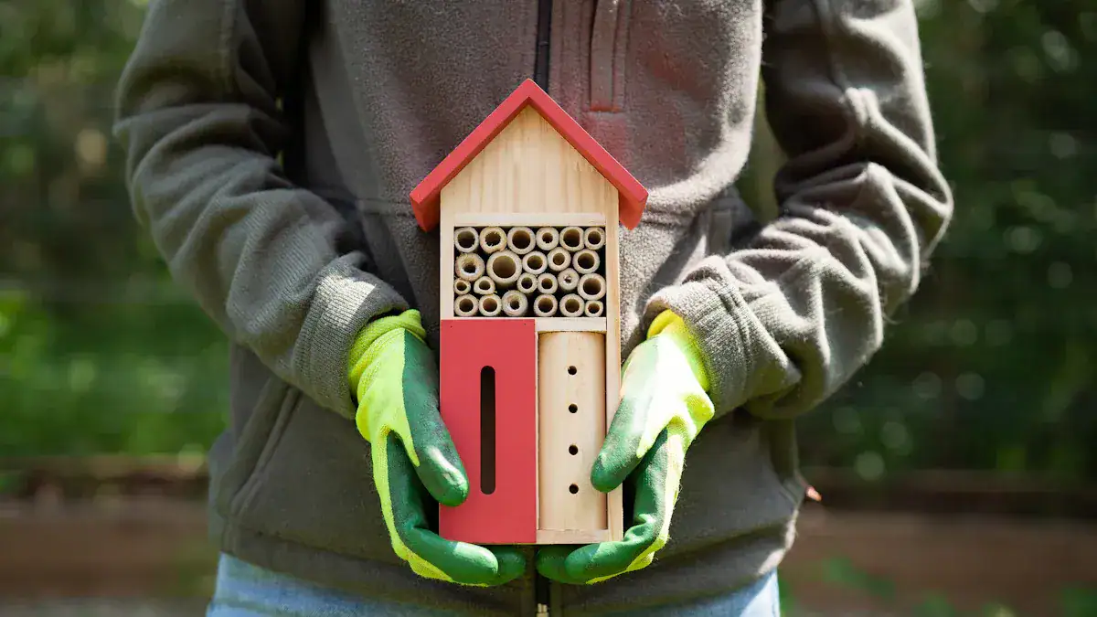 Step-by-Step Solitary Bee House Construction