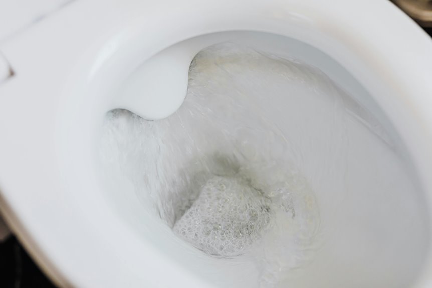 deep toilet bowl cleaning