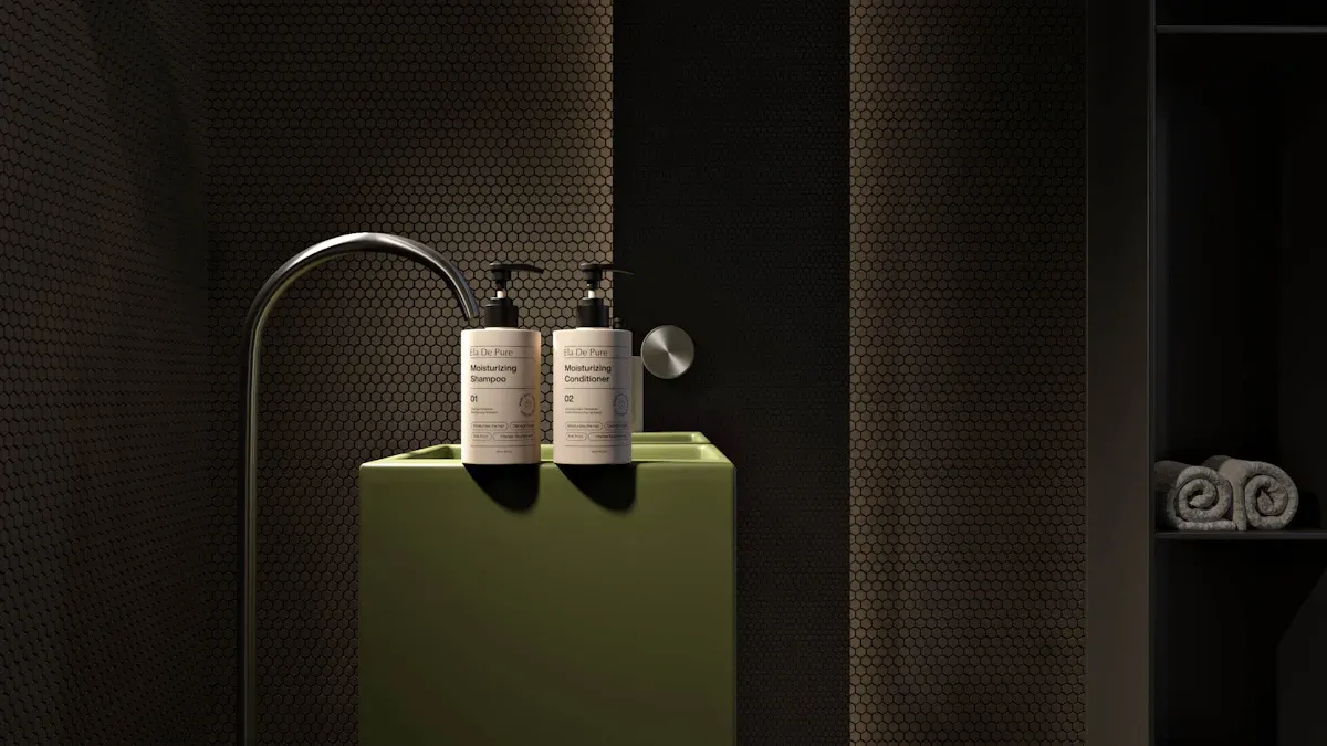 4. Dramatic Dark Paint: High Contrast Bathroom Impact