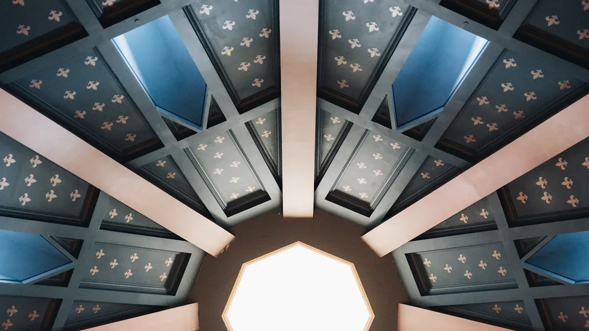 1. Coffered Ceilings: Classic Depth