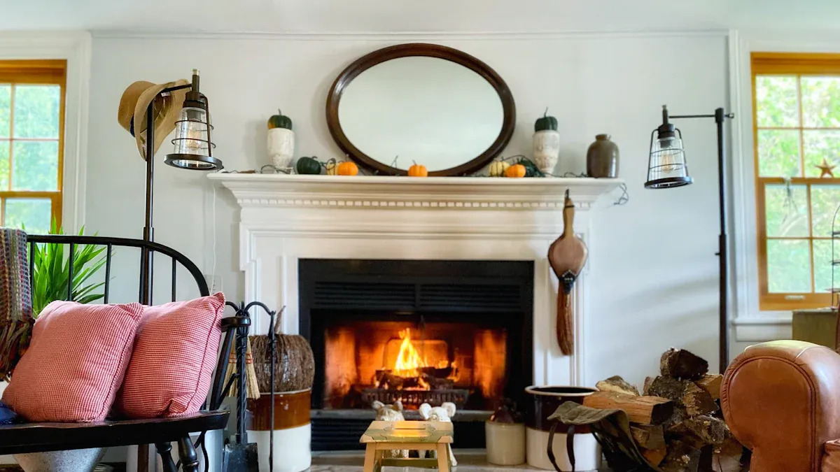 How to Whitewash a Brick Fireplace: A Modern Rustic Makeover
