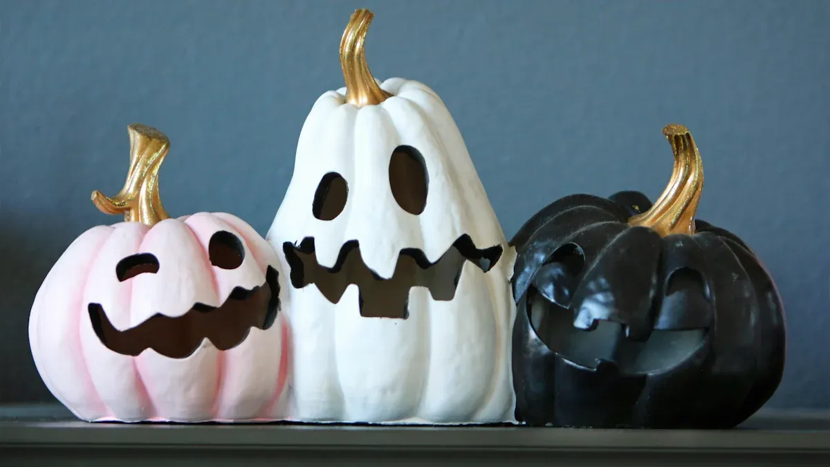 Creative Paint Pour Pumpkin Ideas