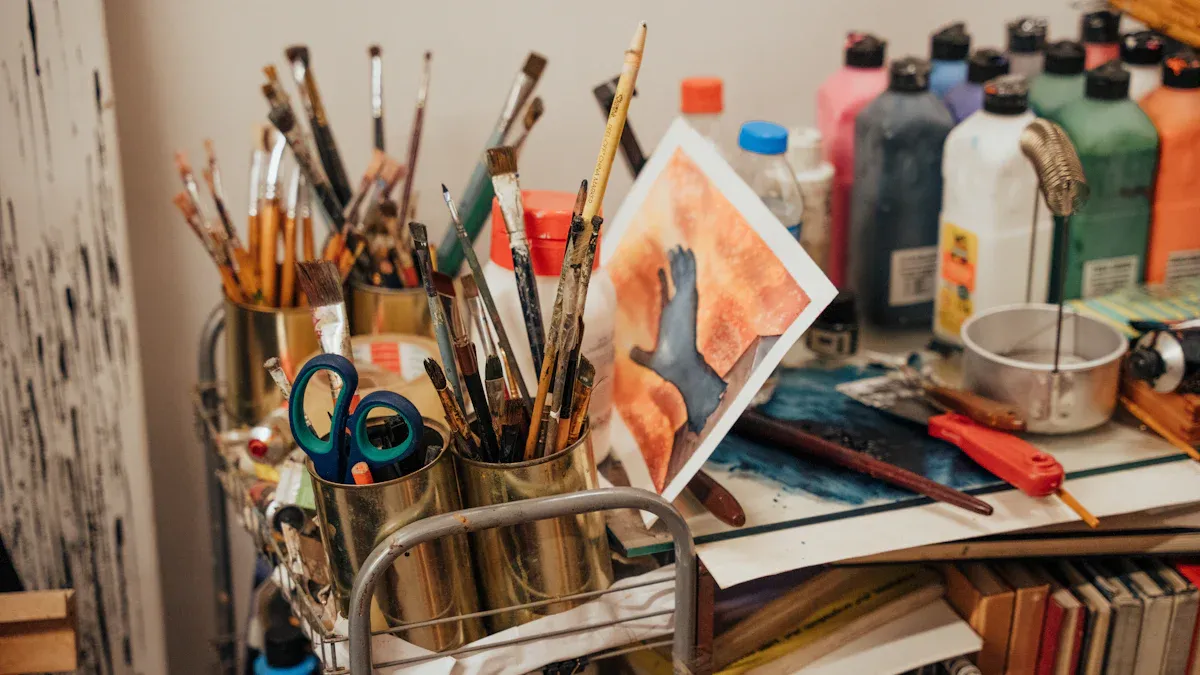 Gather Your Paint Pen Accent Wall Supplies: