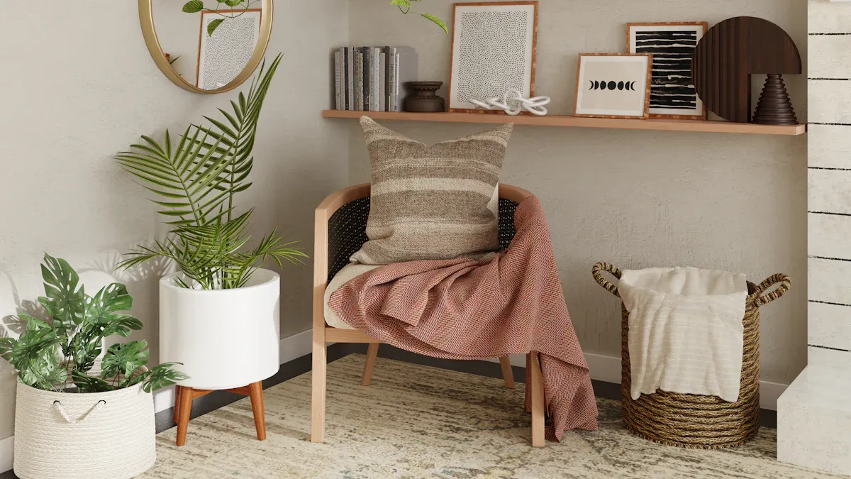 Styling Your DIY Shelves